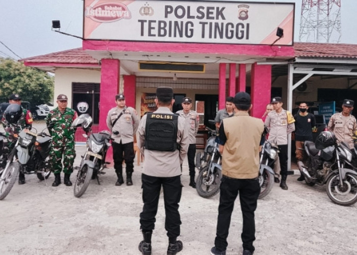 Cegah Karhutla, Polsek Tebing Tinggi Bersama TNI dan Forkopimcam Gelar Patroli Gabungan 