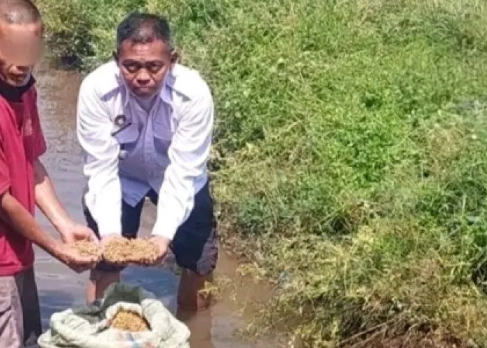 Lapas Empat Lawang Laksanakan Perendaman Bibit Padi Varietas Unggul Dukung Program Ketahanan Pangan