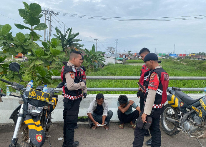 Dua Terduga Pelaku Pungli di Pintu Keluar Tol Keramasan Ditangkap Polisi