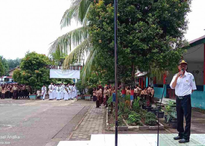 SMP Negeri 1 Tebing Tinggi Empat Lawang Gelar Pelantikan Ketua dan Wakil Ketua OSIS Periode 2025-2026