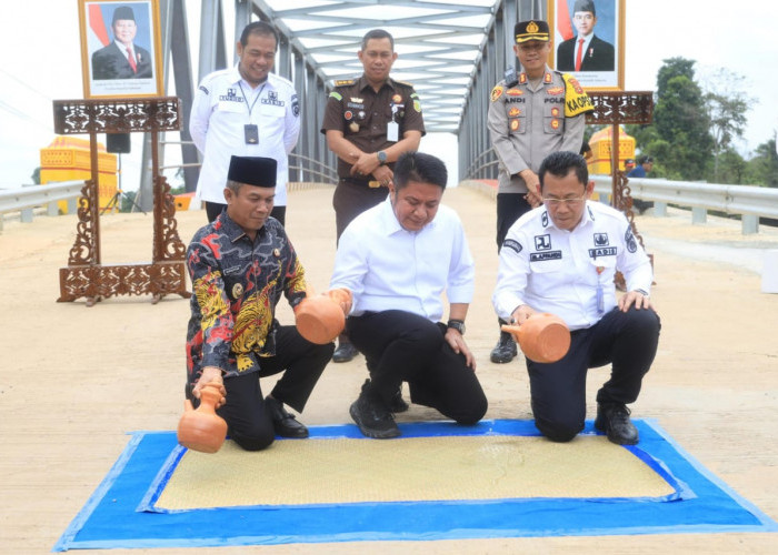 Gubernur Sumsel Resmikan Empat Jembatan Beton Penghubung Mura-Pali