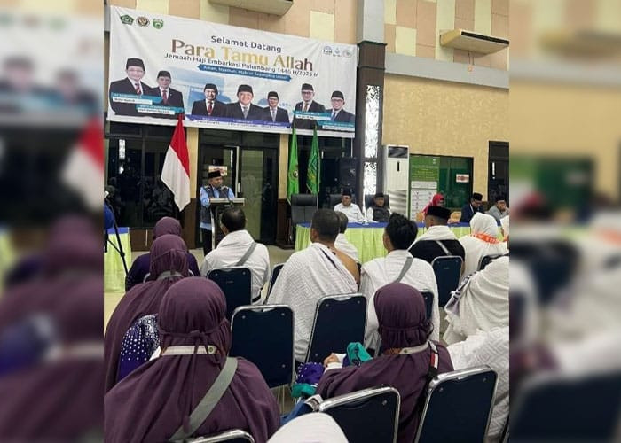  8 Calon Jemaah Haji Tambahan Asal Babel Diberangkatkan dari Embarkasi Palembang