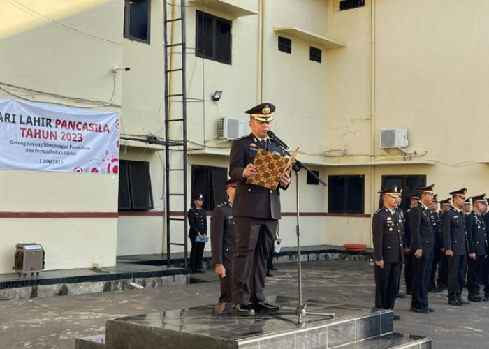 Polres Empat Lawang Gelar Upacara Peringatan Hari Lahir Pancasila, Wakapolres Bertindak Sebagai Inspektur