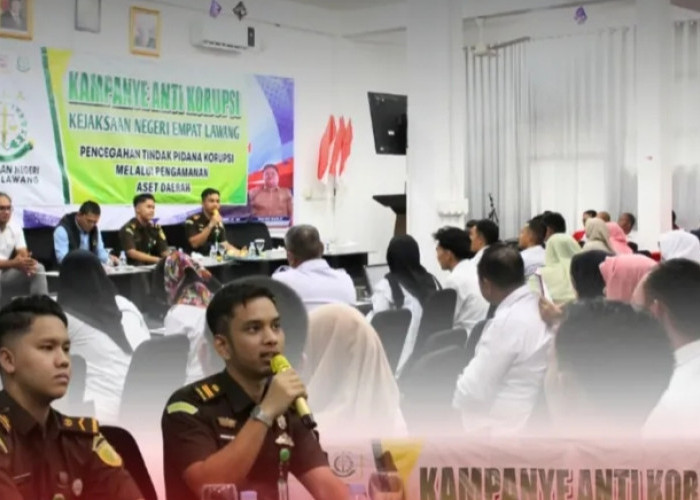 Bidang Intelijen Kejaksaan Negeri Empat Lawang Gelar Kampanye Hari Anti Korupsi