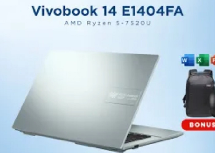 ASUS Vivobook Go 14, Laptop Tipis Murah dengan Performa Ngebut untuk Aktivitas Harian