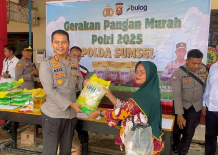 Kapolres Empat Lawang Pimpin Gerakan Pangan Murah, Warga Tebing Tinggi Antusias