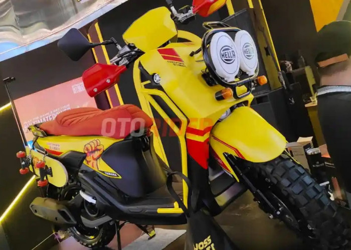 Yamaha Gear Ultima x Extra Joss Jadi Magnet Jakarta Fair 2026 Skutik Adventure Nyentrik Ini Bisa Dibawa Pulang