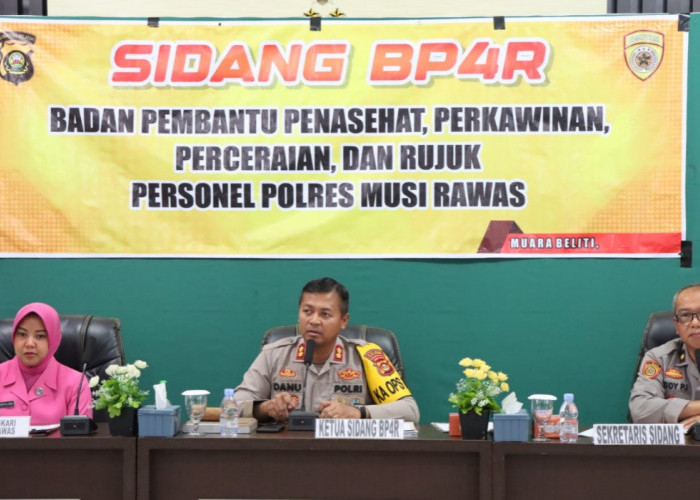 Kapolres Mura Pimpin Sidang BP4R untuk Kesiapan Anggota Polri dan Pasangan dalam Membangun Rumah Tangga