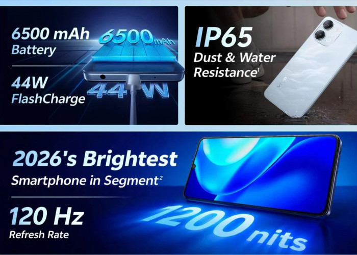 Harga Mulai Rp5 Jutaan, vivo T5 Lite 5G Andalkan Kamera Sony 50MP, Layar 120Hz dan Ketahanan IP65