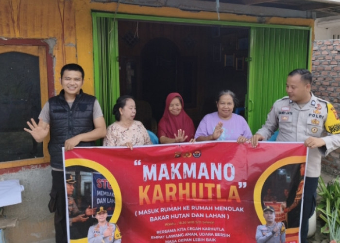 Cegah Karhutla, Polsek Talang Padang Gencarkan Program Makmano: Warga Diminta Stop Bakar Lahan