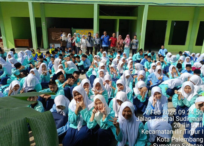 Penyuluh Hukum Kanwil Kemenkumham Sumsel Beri Edukasi di MTS Negeri 1 Palembang