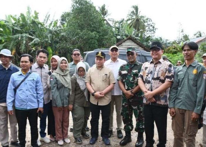 Danrem 044/Gapo Pantau Serap Gabah Petani di Banyuasin untuk Dukung Ketahanan Pangan