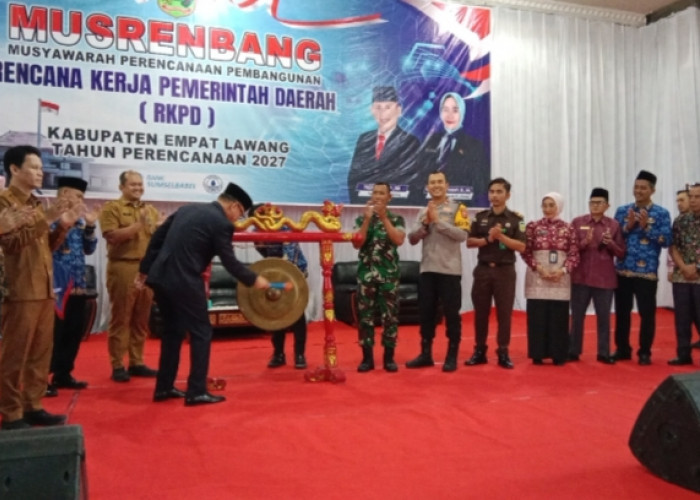 Musrenbang RKPD 2027 Digelar, Bupati Joncik Fokus Perkuat Infrastruktur dan SDM Empat Lawang