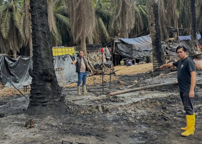 Kebakaran Sumur Minyak Ilegal di Muba, Polisi Dalami Penyebab dan Kejar Pelaku