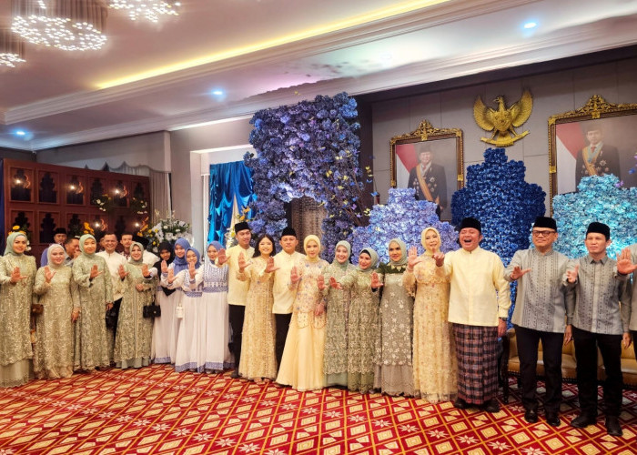 Bupati Joncik dan Wabup Arifa’i Hadiri Open House Gubernur di Palembang, Perkuat Sinergi Pembangunan Sumsel