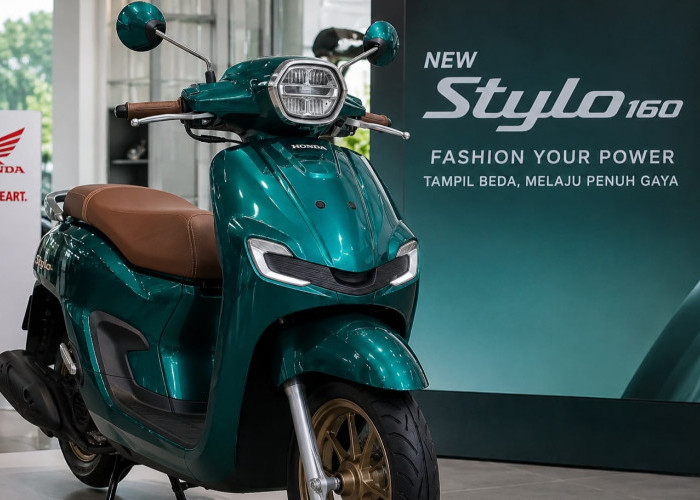 Honda Stylo 160 Tampil Makin Segar! Warna Baru Hijau Elegan Siap Pikat Pecinta Skutik Premium