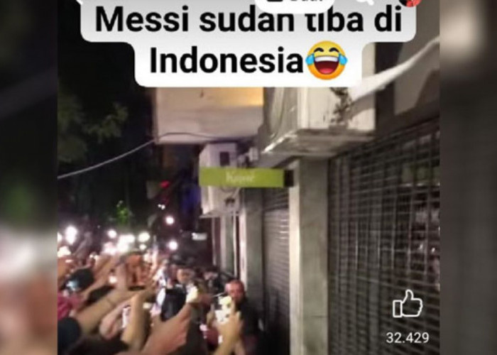 Viral Video Kedatangan Lionel Messi di Indonesia, Benarkah? 