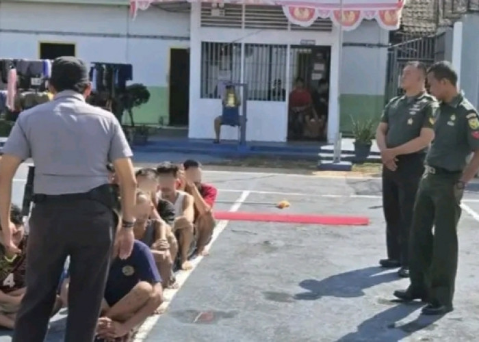 Lapas Empat Lawang Gandeng Koramil Tebing Tinggi Gelar Razia di Blok Hunian