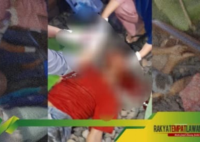 TRAGIS, Pemuda di Tebing Tinggi Tewas Setelah Tertabrak Kereta Api