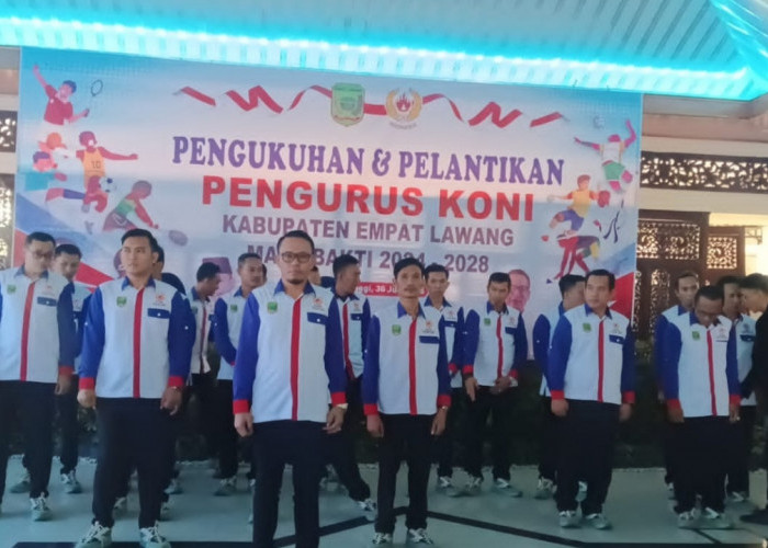 Resmi Dilantik Sebagai Ketua KONI Empat Lawang, Hidayat Muhammad SH, Atlet Pribumi Siap Harumkan Daerah