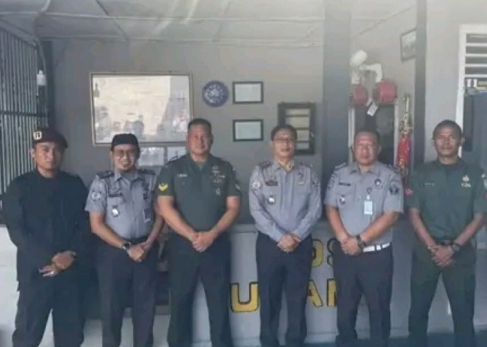 Perkuat Sinergi, Lapas Empat Lawang Terima Kunjungan Sambang dari Anggota Koramil Tebing Tinggi