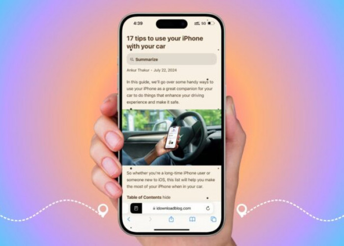 Mengurangi Mabuk Kendaraan dengan Fitur Vehicle Motion Cues di iPhone dan iPad