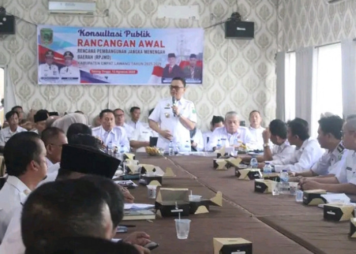 Bupati Empat Lawang Pimpin Rapat Koordinasi dan Konsultasi Publik Ranwal RPJMD