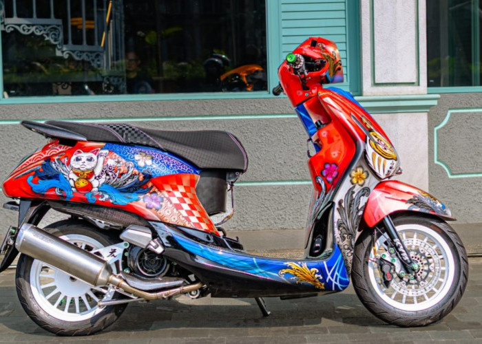 Tren Modifikasi Yamaha Grand Filano Racing Look Kian Populer, Tampil Sporty Tanpa Hilangkan Kesan Elegan