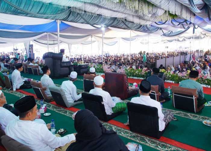 Wabup Muba Hadiri Haul dan Tasyakuran Keluarga Besar Sugeng Budiarto di Tungkal Jaya