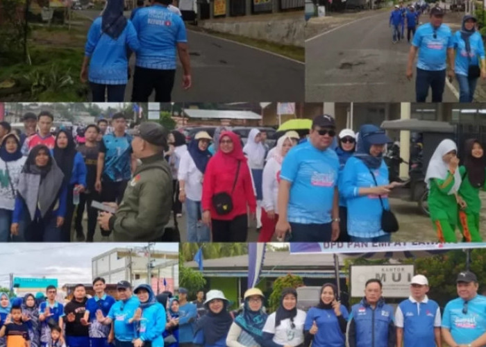 BNNK Empat Lawang Ikut Meriahkan Jalan Sehat Senam Gembira, HUT PAN ke-27