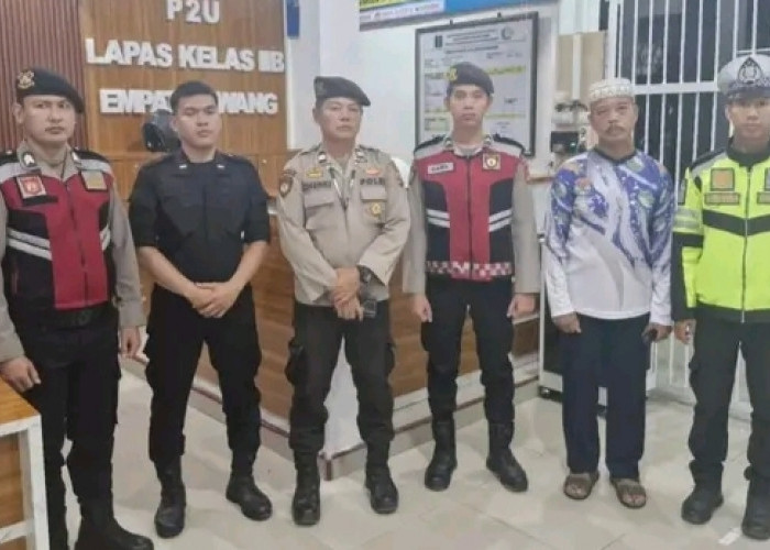 Sinergitas Terjaga, Lapas Empat Lawang Terima Kegiatan Sambang dari Polres Empat Lawang