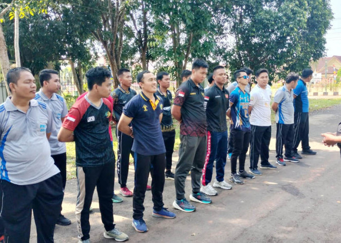 Lapas Narkotika Muara Beliti Perkuat Fisik dan Disiplin Lewat Latihan Bersama Brimob Lubuklinggau