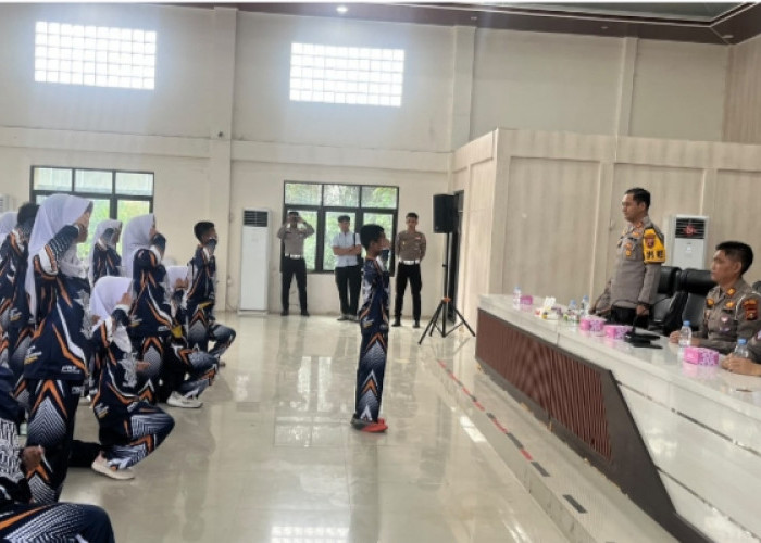 Kapolres Empat Lawang Motivasi Peserta PKS, Berpesan Tampil Terbaik di Lomba Polda Sumsel