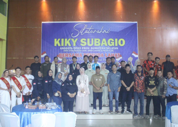 Kiky Subagio Gelar Silaturahmi dengan Pemuda Lahat, Bahas Peran Pemuda dalam Kemajuan Daerah