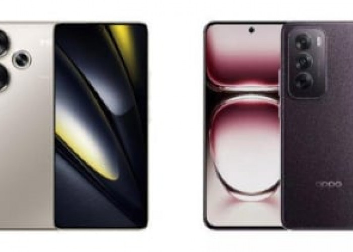 Simak Berikuk Perbandingan Xiaomi Poco f6 dab Oppo Reno 12 5G