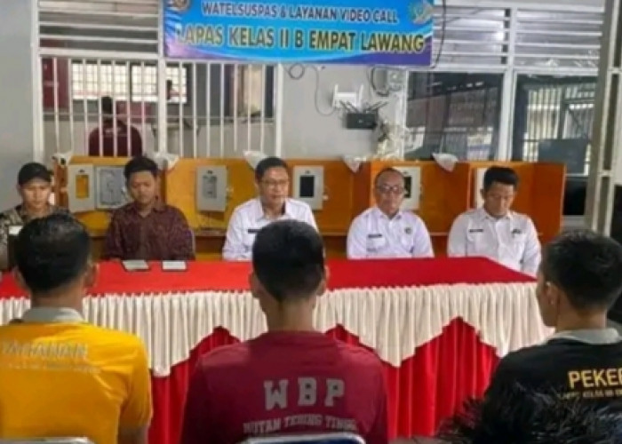 Lapas Kelas IIB Empat Lawang Gelar Sosialisasi Penggunaan Wartelsuspas bagi Warga Binaan