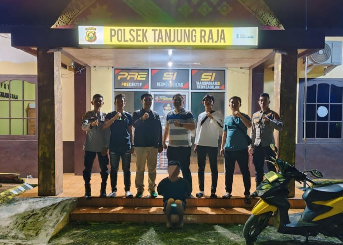 Tim Rajawali Polsek Tanjung Raja Tangkap Pelaku Pencurian Sepeda Motor di Ogan Ilir