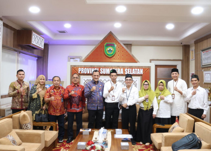 Sekda Sumsel Terima Audiensi EWI, Bahas Program Pendampingan Sertifikasi Halal untuk UMKM