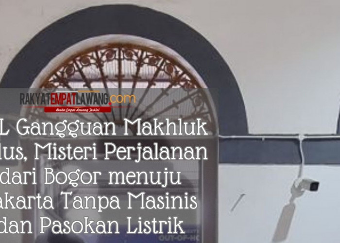 KRL Gangguan Makhluk Halus, Misteri Perjalanan dari Bogor menuju Jakarta Tanpa Masinis dan Pasokan Listrik