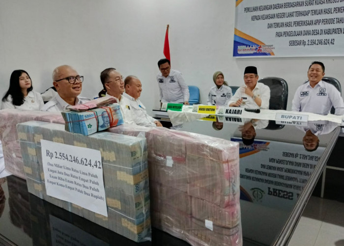 Kejari Lahat Pulihkan Keuangan Daerah Rp 2,5 Miliar dari Dana Desa dan Proyek Pembangunan