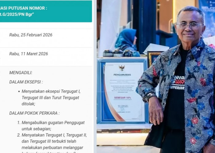 Dramatis! Dahlan Iskan Menang Gugatan Lawan Jawa Pos, Sah Kuasai Radar Bogor