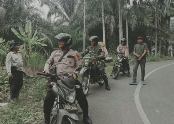 Cegah Karhutla, Polsek Tebing Tinggi Sambangi Rumah Warga Lewat Patroli Makmano
