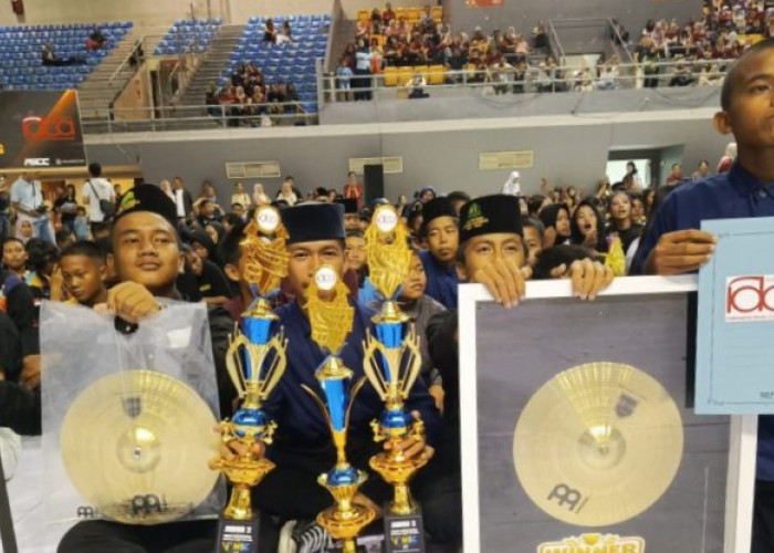 Raih Juara Umum II, Marching Band Daarul Mahabbah Empat Lawang Ukir Prestasi di Musi Soundsport Competition