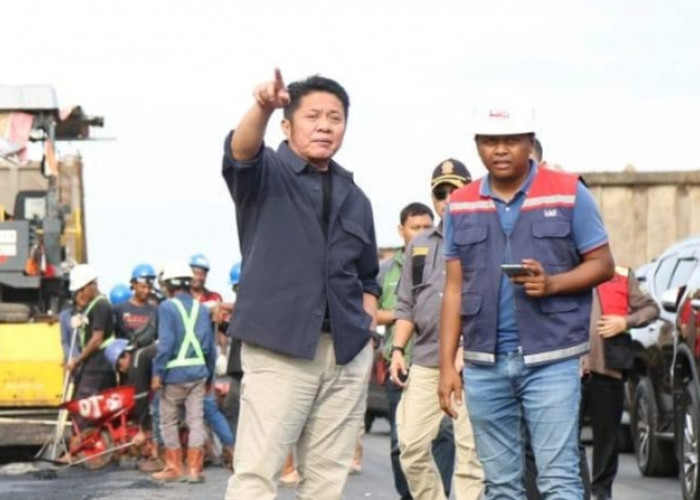 Herman Deru Minta Pembangunan Jalan Tol Indralaya-Prabumulih Makin Dikebut
