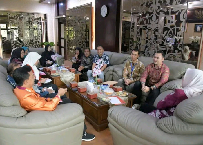 Hadapi Konferensi Kerja Kabupaten, Pengurus PGRI Banyuasin Audiensi dengan Wakil Bupati
