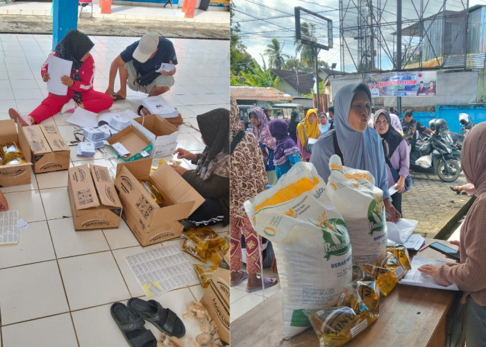 Penyaluran Bantuan Pangan 2025 di Empat Lawang Resmi Dimulai, Empat Desa Jadi yang Pertama Menyalurkan