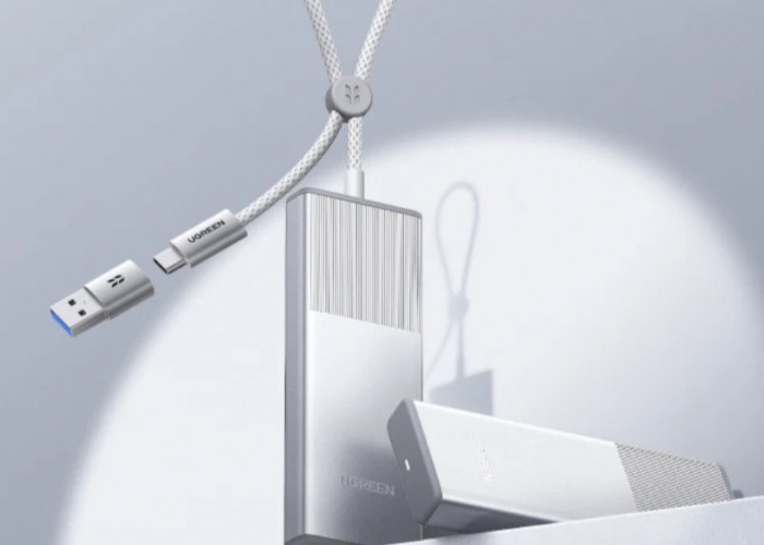 Ugreen Rilis Enclosure SSD M.2 20Gbps, Kapasitas 8TB dan Kabel USB-C Terintegrasi