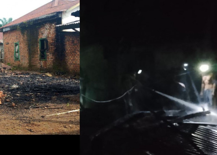 Kebakaran Subuh di Empat Lawang, 2 Rumah Warga Terdampak, Kerugian Capai 100 juta 