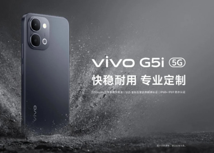 vivo G5i dan G5z Resmi Meluncur, Bawa Baterai Jumbo 7.200 mAh, Snapdragon 4 Gen 2, dan Sertifikasi IP69