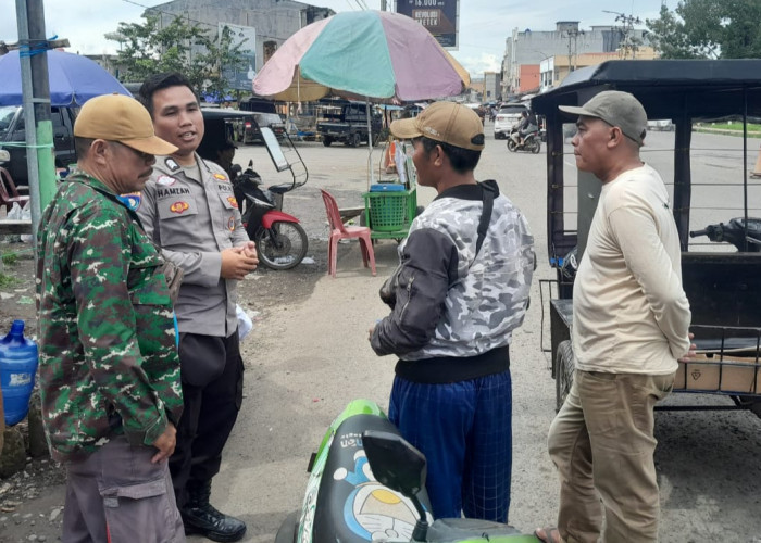Sat Binmas Polres Empat Lawang Sosialisasikan Pencegahan Premanisme kepada Pengemudi Angkot dan Ojek